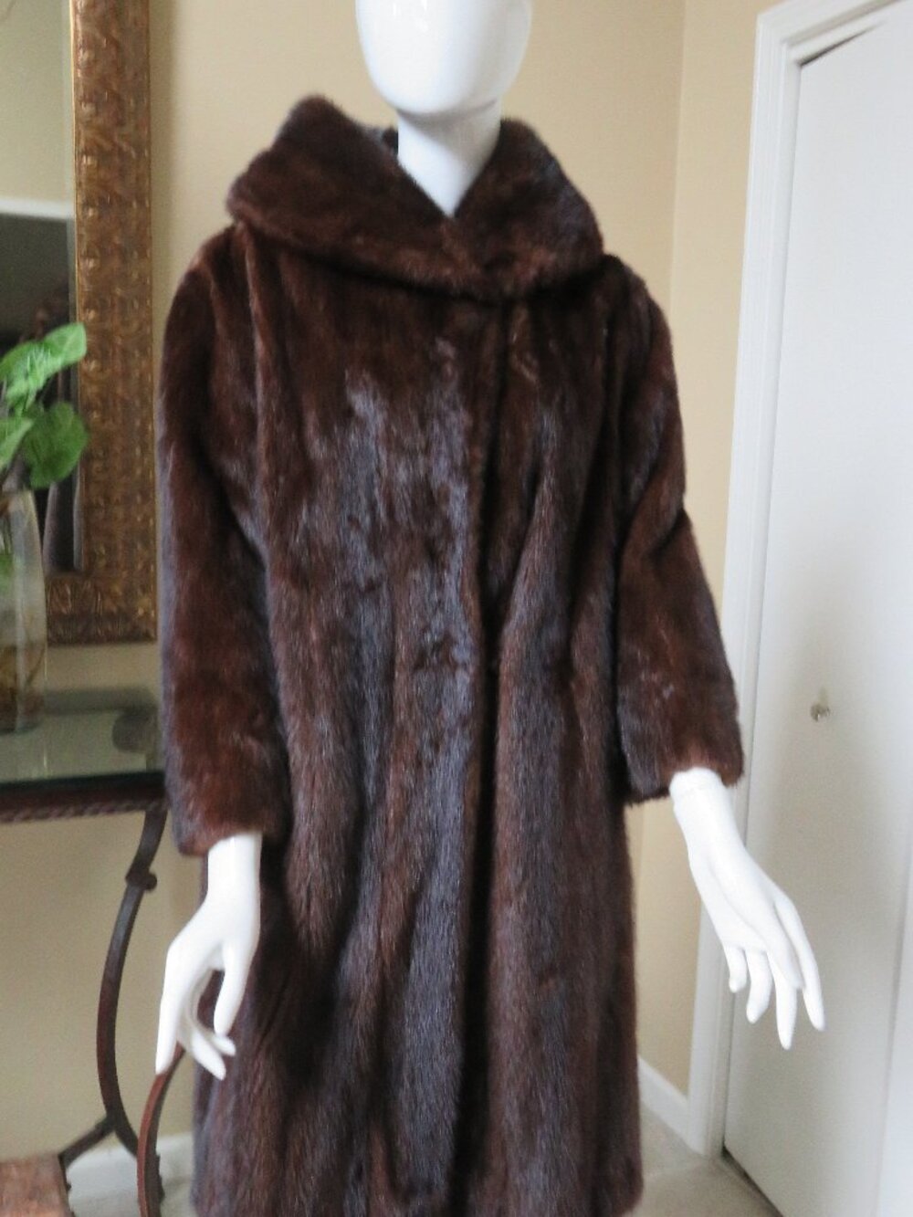 Vintage Mohogany Mink coat